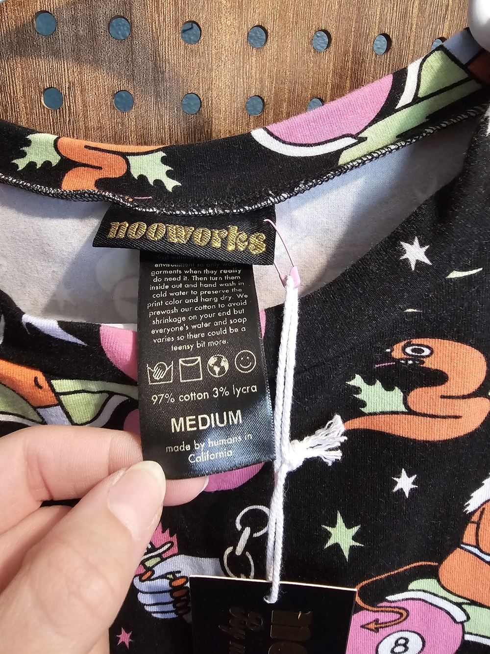 Nooworks Mean Machine Shirt Dress Size Medium - Picture 3 of 4